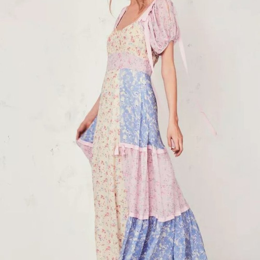 Loveshackfancy Jessie dress multicolor 2 - Picture 3 of 6